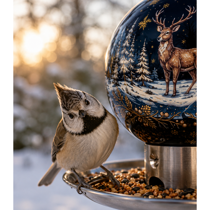 Premium-Porzellan-Vogelfutterspender Alpenstolz